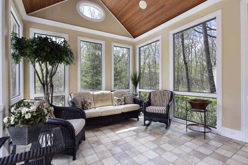 Winter Sunroom Scene